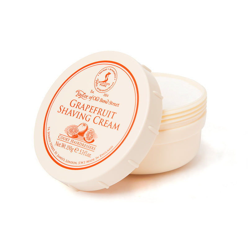 Taylor of Old Bond Street Grapefruit Shaving Cream Bowl, Open